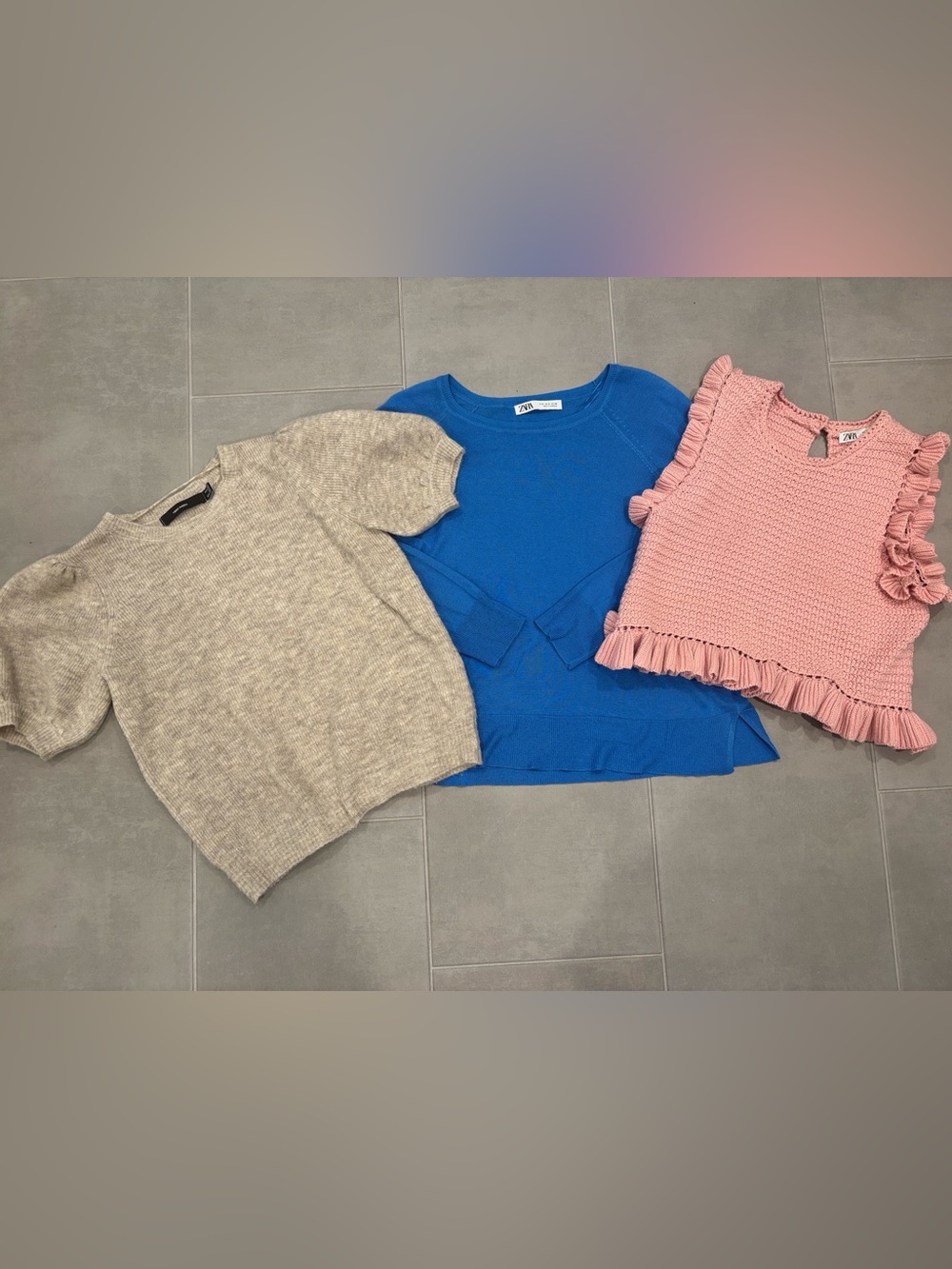 3 sweater for 1 great price! 2 Zara & 1 Vero Moda Sweater